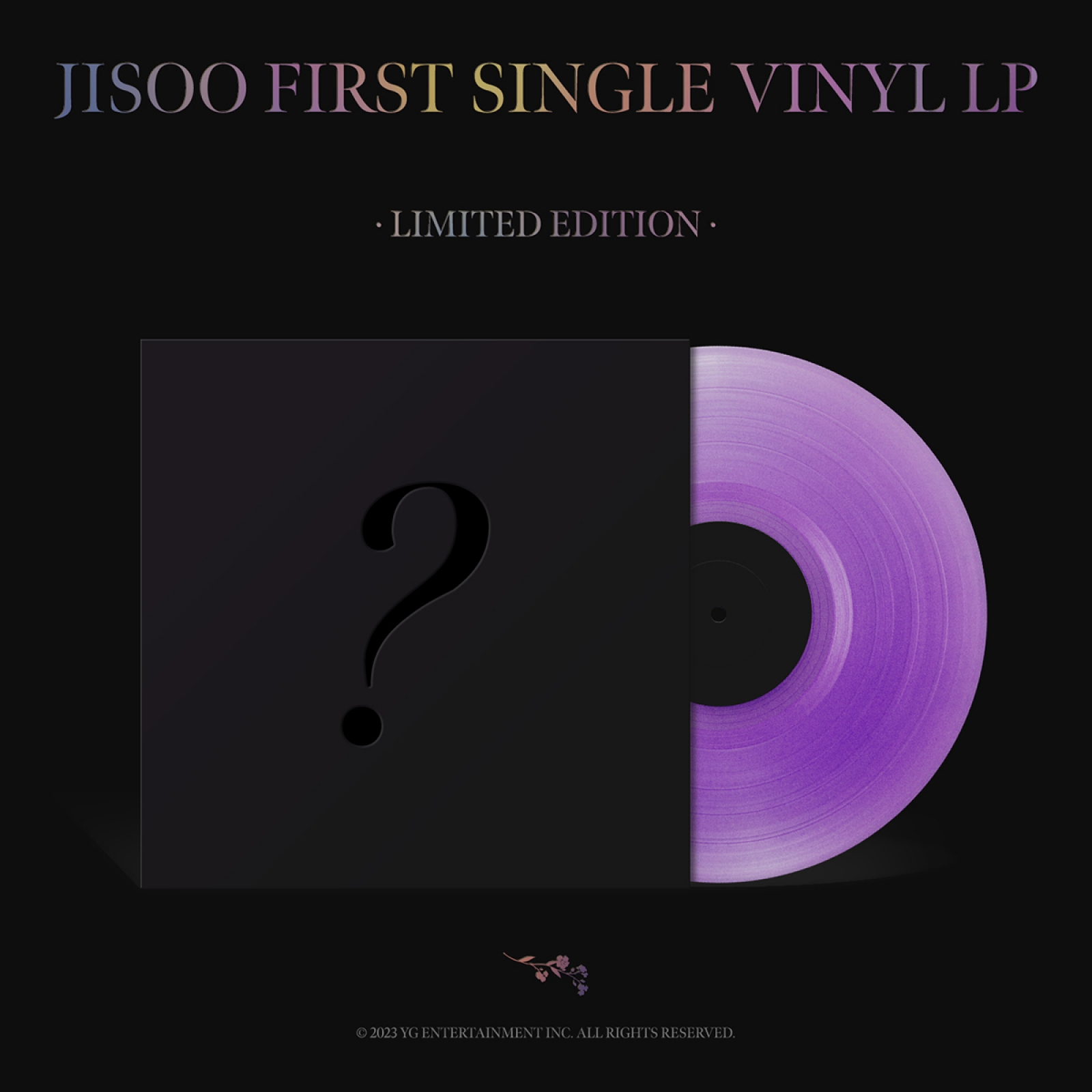 预售】【YG特典】JISOO FIRST SINGLE VINYL LP (LIMITED EDITION